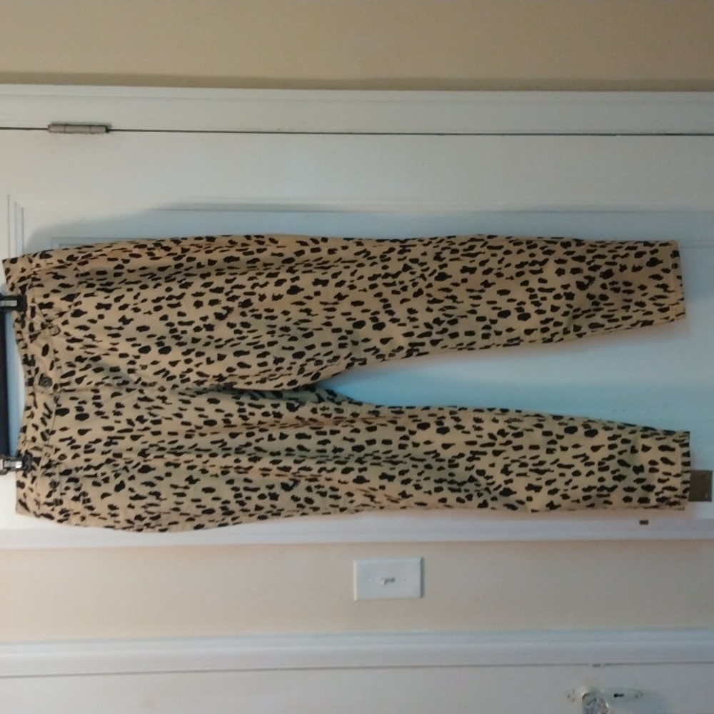 Cheetah print jeans size 16 by Ashley Stewart